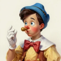 marco mendocino as pinnochio, digital painting, extremely detailed, 4 k, intricate, brush strokes, mark arian, artgerm, bastien lecouffe - deharme