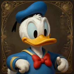 realistic photography of a dying old donald duck, deep focus, intricate, elegant, highly detailed, digital painting, artstation, concept art, matte, sharp focus, illustration, art by artgerm and greg rutkowski and alphonse mucha