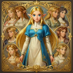 portrait of disney zelda twilight princess!!!!!, intricate, elegant, highly detailed, digital painting, artstation, concept art, smooth, sharp focus, illustration, art by artgerm and greg rutkowski and alphonse mucha and uang guangjian and gil elvgren and sachin teng and wlop, symmetry!!