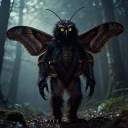 image still of a Mothman, 80’s monster horror movie