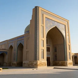 epic modern building in style of persian monuments, 4k, hyperdetailed,  trending on artstation, beautiful