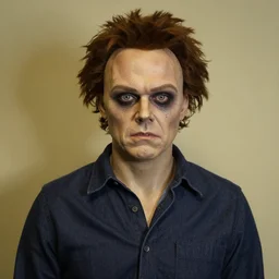 creepy mannequin of gary busey