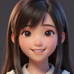 Clothed,worksafe.CGSociety,by WLOP,ilya kuvshinov,krenz cushart,Greg Rutkowski,trending on artstation.Zbrush sculpt,Octane render,Maya,Houdini,VFX.Close-up cartoonish young cute Japanese Irish AV idol actress girl face,expressing joy,silky hair,deep eyes.Watercolor painting.Cinematic atmosphere,sharp focus,volumetric lighting.