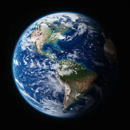 watching the earth from the moon, octane render, 8k