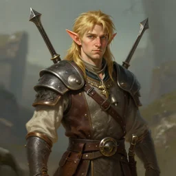 zach cregger portrait as a dnd halfling character fantasy art.