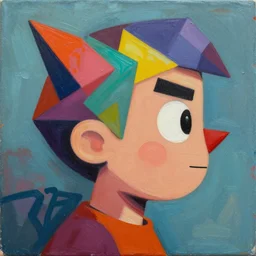 Foster's Home for Imaginary friends profile picture by Sachin Teng, asymmetrical, Organic Painting , Matte Painting, meaningful, Powerful, geometric shapes, hard edges, graffiti, street art:2 by Sachin Teng:4