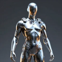 portrait of statue war, chrome, reflect, 8 k uhd, unreal engine, octane render in the artstyle of finnian macmanus, john park and greg rutkowski