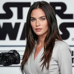first shot of megan fox in star wars reboot, ( eos 5 ds r, iso 1 0 0, f / 8, 1 / 1 2 5, 8 4 mm, postprocessed, crisp face, facial features )