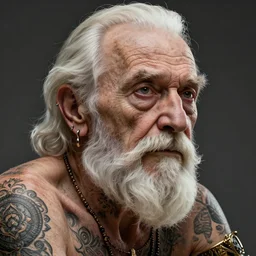 old seniors retired people with tattoos piercings digital art, 3 d high definition, trending on artstation, photorealistic, high resolution, 8 k, octane, hyper detailed, trending on deviantart insane details, intricate, elite, ornate, elegant trend, highly detailed and intricate, sharp focus, photography, unreal engine