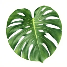 botanical illustration of a monstera deliciosa, by maria sibylla merian