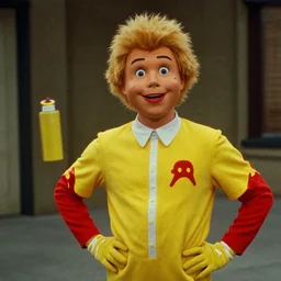 a film still from a gritty 1 9 7 0 s martin scorcese movie about ronald mcdonald. realism. 4 k. 8 mm. grainy. panavision.