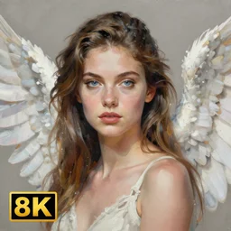 painting of a portrait modern goddess with wings, highly detailed, sharp, digital painting, illustration, art by gabriele dell otto, digital art, concept art, trending on artstation, 8 k