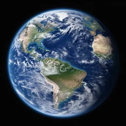 dead earth, post - apocalyptic photo of planet earth from space, 4 k, nasa