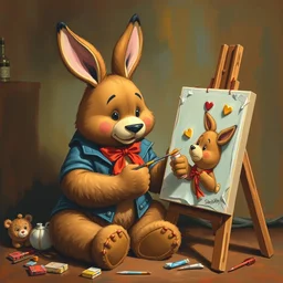 playboy painting ted the bear