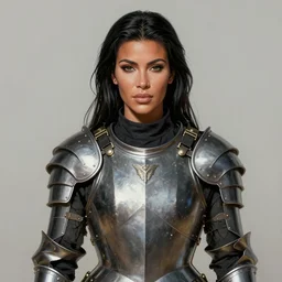 a professionally painted portrait of Kim Kardashian, clothed in military armor, intricate, elegant, digital painting, trending on Artstation, concept art, smooth, sharp focus, illustration, from Metal Gear by Ruan Jia and Mandy Jurgens and Artgerm and William-Adolphe Bouguerea, award winning