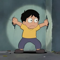 of a character breaking the fourth wall