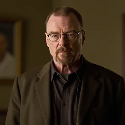 Walter White in the Last Upper painting