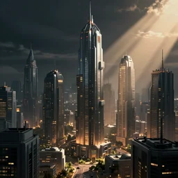 the cyberpunk city