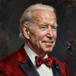 freaky portrait of Joe Biden as Rat Fink by Ed 'Big Daddy' Roth and Junji Ito
