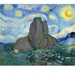 rio de janeiro painted by van gogh
