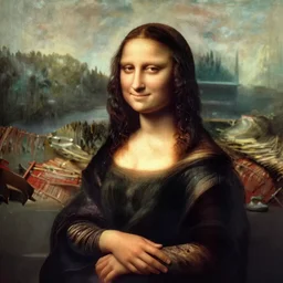 Nathan Drake as monalisa, 4K, realistic