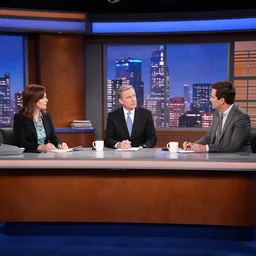a scene from the newsroom ( tv show )