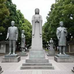 Gachimuchi Memorial Statues