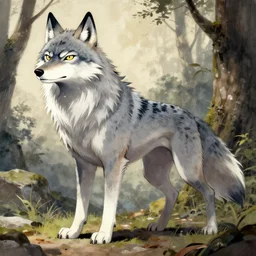 Legoshi the wolf Beastars, by Mihaly Munkacsy