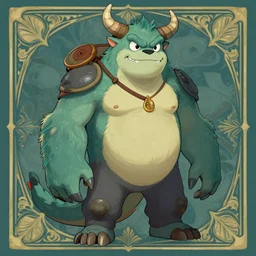 video game monster character design by toby fox, digital illustration, art noveau