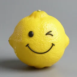 a smiling lemon