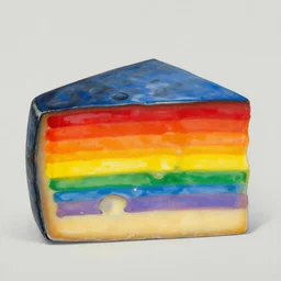rainbow piece of cheese, egon schiele