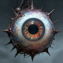 hell at the bottom of the eyeball, concept art, dark fantasy, intricate, 4 k resolution