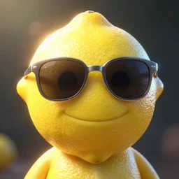 portrait art of anthromorphic lemon wearing sunglasses, smirking, 8 k ultra realistic, lens flare, atmosphere, glow, detailed, intricate, full of colour, cinematic lighting, trending on artstation, 4 k, hyperrealistic, focused, extreme details, unreal engine 5, cinematic, masterpiece