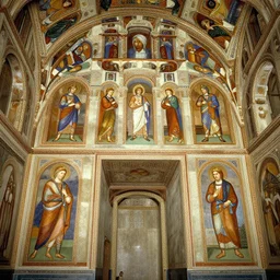the sistine chapel decorated with art brut