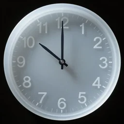 a translucent clock