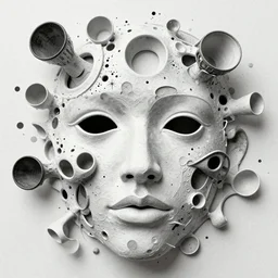 image of random arts, weird, chaos, art, abstract, face, high quality, high resolution-H 800