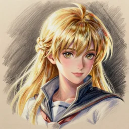 colorized pencil, final fantasy tactics character design