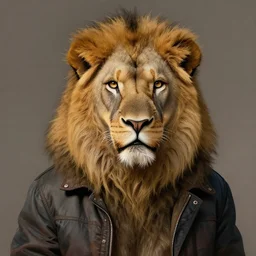 lion with a jacket portrait, jin - roh, d & d, portrait, highly detailed, digital painting, trending on artstation, concept art, sharp focus, illustration, art by artgerm and greg rutkowski and magali villeneuve