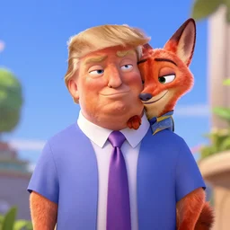 trump in the style of zootopia