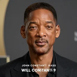A still of Will Smith as John Constantine, award winning photo, unreal engine, highly detailed features