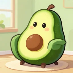 avocado armchair cartoon