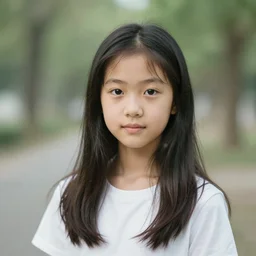 A decent young girl portrait by Vitto Ngai.