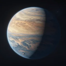 a newly discovered planet, hyperrealistic, detailed