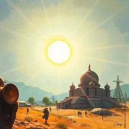 the sun. highly detailed, painting, watercolor, soviet realism, engraving, artstation, concept art, smooth, sharp focus, vivid grunge, manga, illustration, unreal engine 5, 8 k, art by bilibin and kilian eng and kuvshinov and malevich and mucha