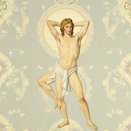 the great god pan, 1 9 7 0 s, seventies, wallpaper, delicate embellishments, painterly, offset printing technique, by brom, robert henri, walter popp