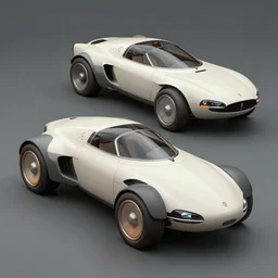 Retro Futuristic Vehicles Concept Art