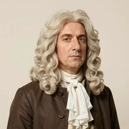 isaac newton, big wig, fisher price