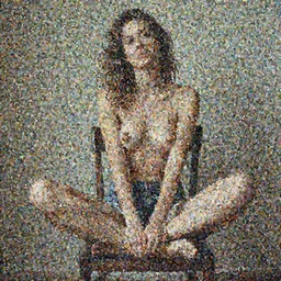 woman in shorts, sitting cross legged on a chair, seductive pose, in the style of ilya kuvshinov