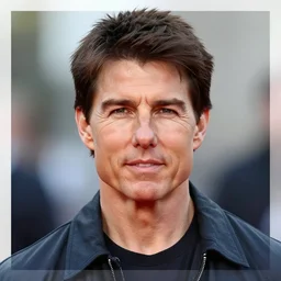 A badass portrait photo of tom cruise Based upon the popular DC character, award winning photography, sigma 85mm Lens F/1.4, blurred background, perfect faces