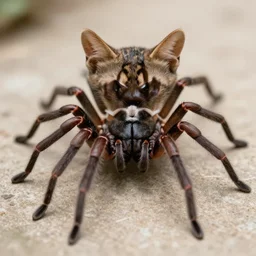 a spider mite - cat - hybrid. animal photography, - s 5 0